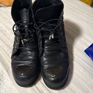 Black Leather Women's Boots Mara